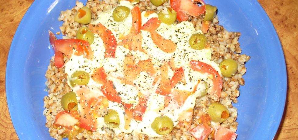 Kasza gryczana z oliwkami i pomidorami (autor: jagoda5913 ...