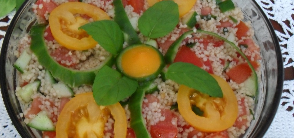 Kasza kuskus z pomidorami i ogórkiem (autor: urszula