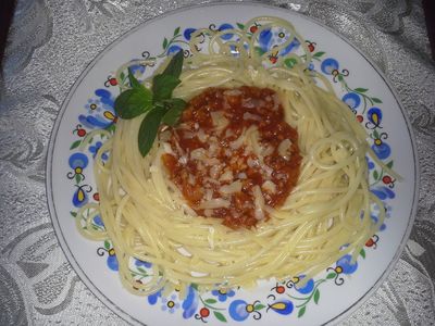 Spaghetti bolognese