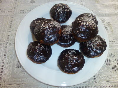 Muffinki czekoladowe z bananami