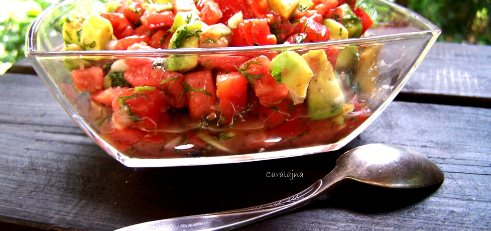Sałątka z pomidorów i awokado (autor: caralajna)