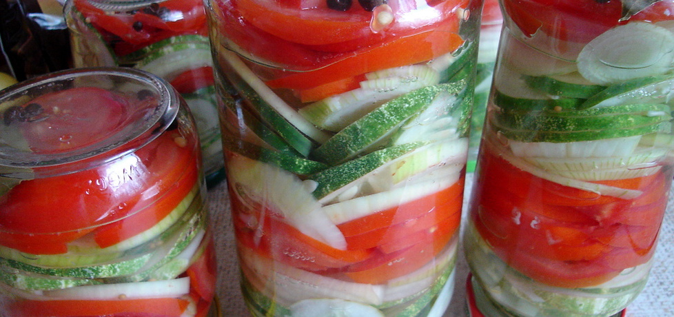 Sałatka ogórkowo-pomidorowa (autor: lidzia)
