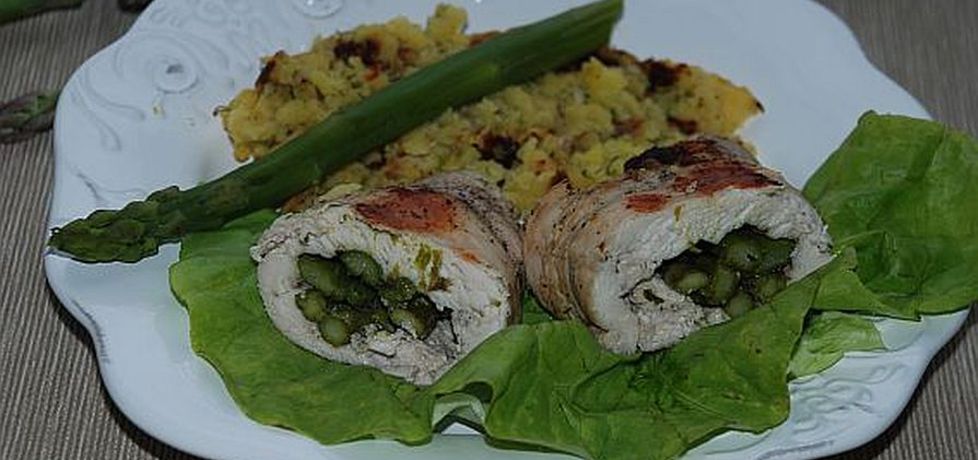 Roladki z kurczaka z zielonymi szparagami (autor: magula ...