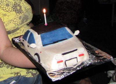 Tort w kształcie samochodu :)