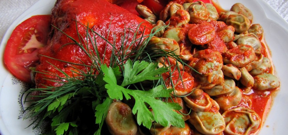 Udka z bobem w pikantnym sosie pomidorowym (autor: luna19 ...