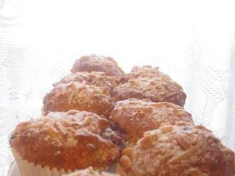 Przepis  muffinki z powidłami i migdałami przepis