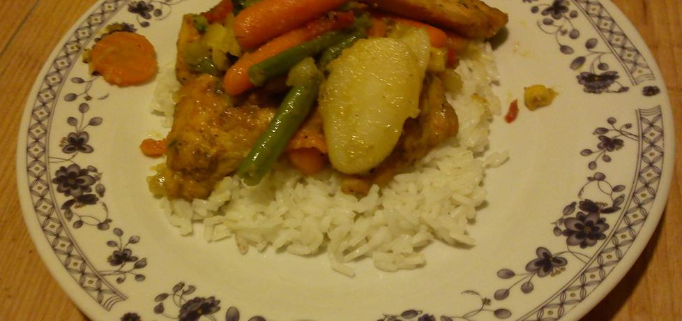 Pierś z kurczaka z ryżem i warzywami (autor: nataliatubisiek ...