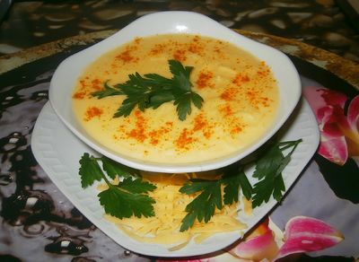 Zupa krem ali baby czyli serowa z makaronem i curry ...