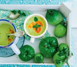 Chłodnik z zielonych pomidorów  prosty przepis i składniki