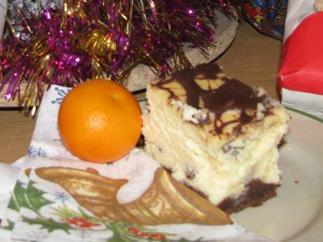 Przepis  świąteczny murzynek z serem przepis