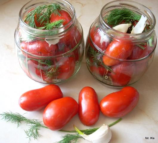 Przepis na pomysł na: kiszone pomidory
