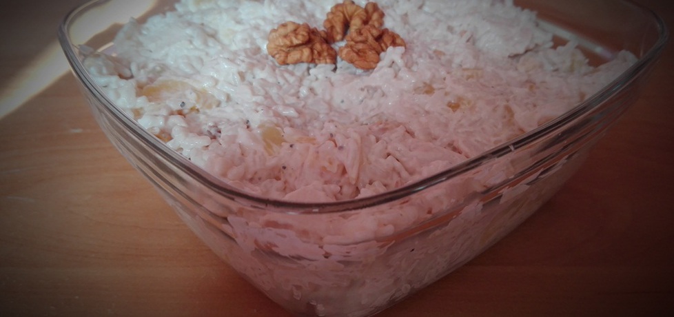 Sałatka ryżowa z ananasem i kurczakiem (autor: patryska76 ...