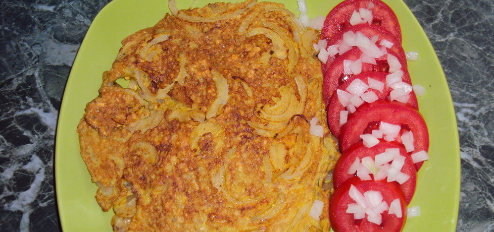 Omlet owsiany z cebulą (autor: mama-niejadka)