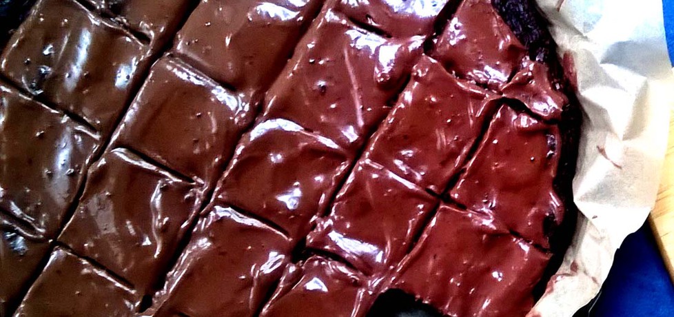 Brownie jaglane z czekoladowym kremem mascarpone (autor ...