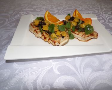 Filety z pomarańczową salsą