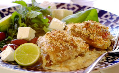 Kurczak w sosie cytrynowym po grecku