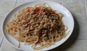 Przepis  spaghetti z papryką przepis