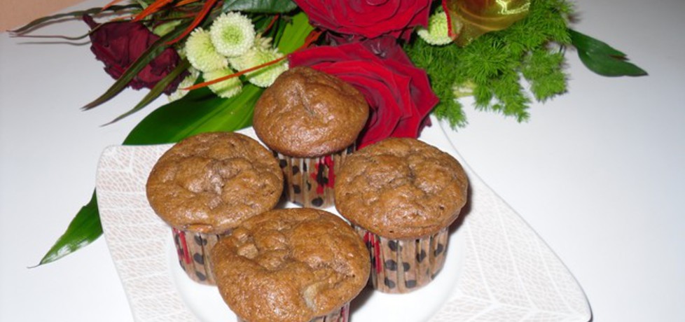Kakaowe muffinki z bananami (autor: mysiunia)
