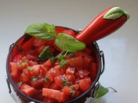 Przepis  prosta salsa pomidorowa przepis