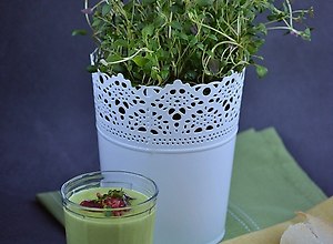 Zupa-krem z zielonego groszku  prosty przepis i składniki