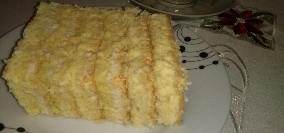 Tort z kremem kokosowym i kajmakiem (autor: mira85 ...
