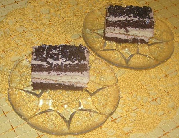 Przepis  ciasto kakaowe z masą przepis