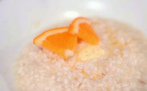Ryż na mleku z pomarańczą i wanilią