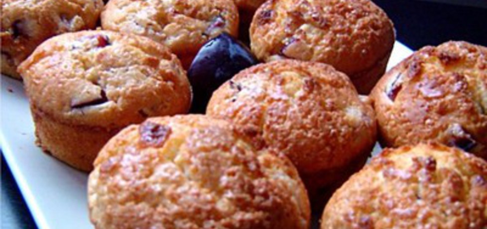 Muffinki ze śliwkami i białą czekoladą (autor: anna155 ...