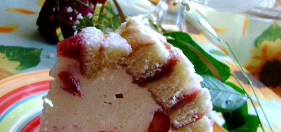 Ciasto z truskawkami pod roladą (autor: sylwiachmiel ...