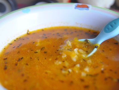 Dziecięca zupa pomidorowa