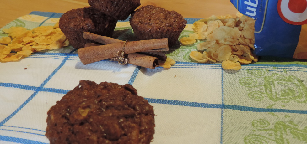 Muffinki z płatkami kukurydzianymi i czekoladą (autor: goofy9 ...