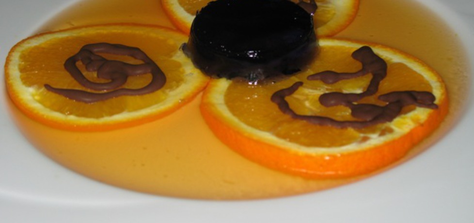 Deser pomarańczowy talerzyk (autor: anna169hosz ...