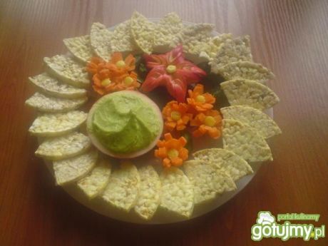 Przepis  wafle à la chipsy z salsą guacamole przepis