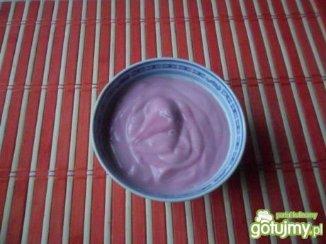 Przepis  jogurt naturalny z galaretką owocową przepis