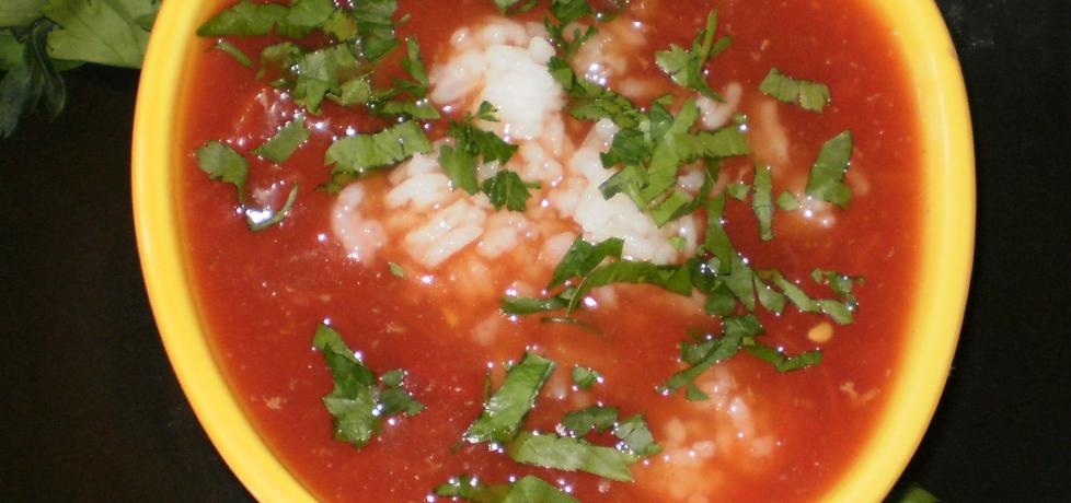 Pomidorowa z całych pomidorów na wieprzowinie : (autor ...