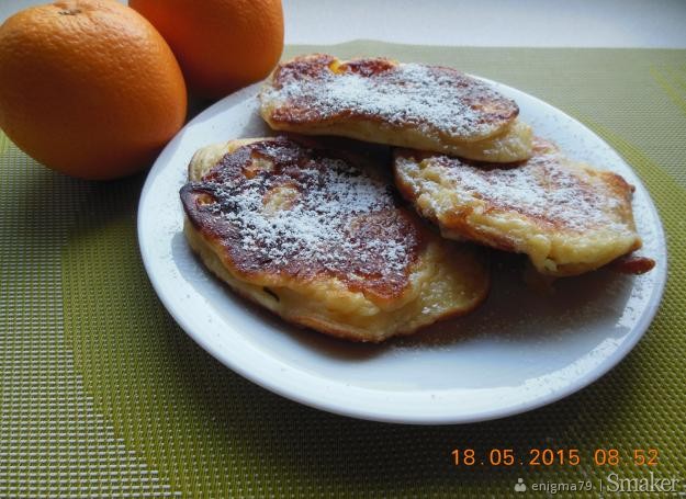 Racuszki/placuszki z pomarańczami