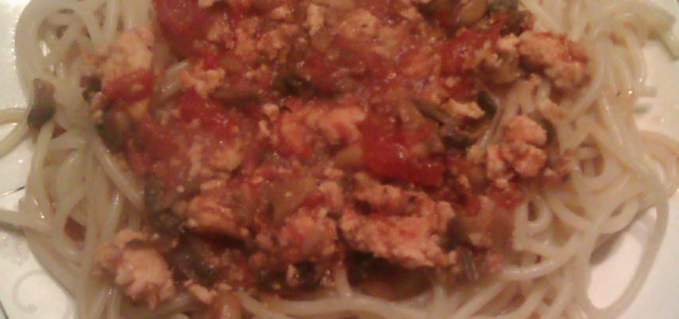 Moje spaghetti z mięsa drobiowego (autor: ppaulina ...