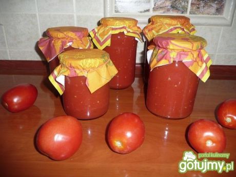 Przepis  koncentrat pomidorowy wg aginaa przepis