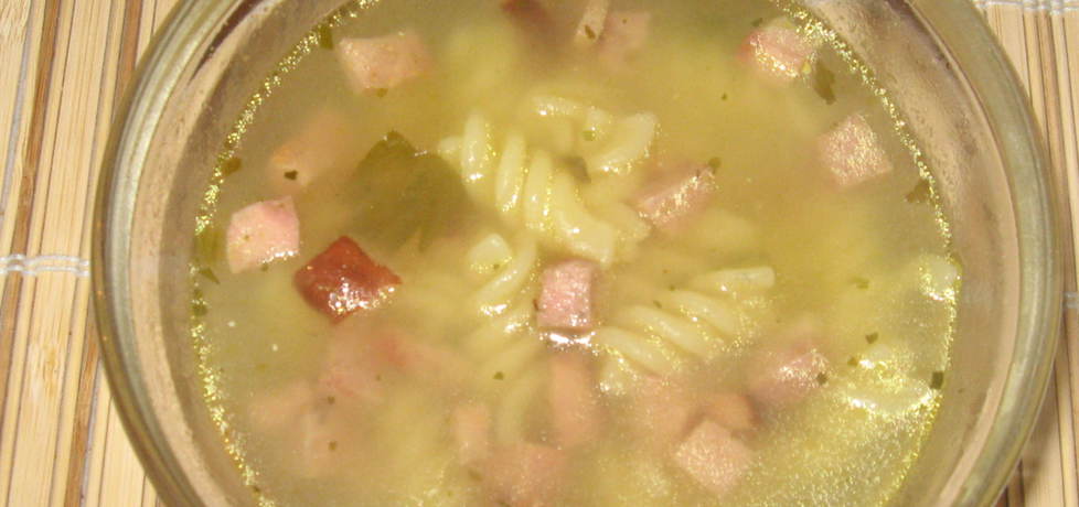 Szybka zupa z makaronem i zwyczajną (autor: marlenakinia ...