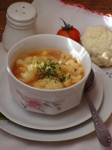 Zupa z kalafiorem