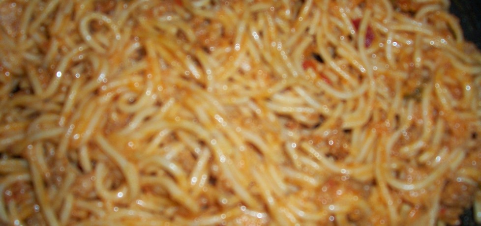 Makaron z sosem bolońskim (autor: mamusia1)
