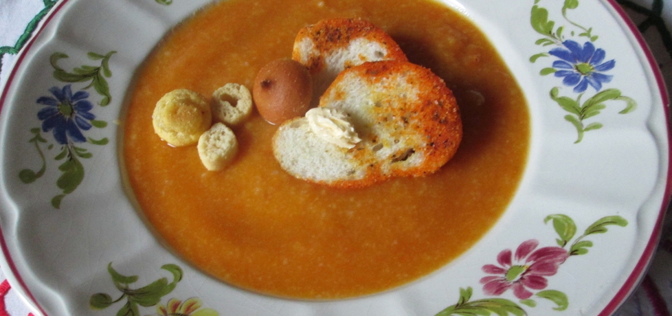 Zupa marchewkowa z ryżem (piure) (autor: katarzyna40 ...