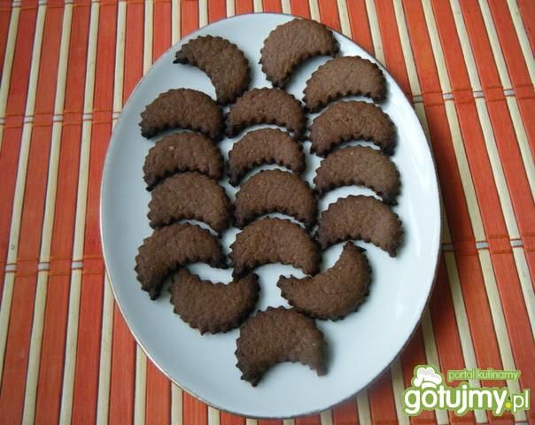 Przepis  półkruche ciasteczka kakaowe przepis