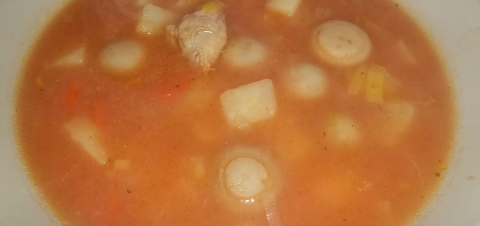 Zupa pomidorowa z pieczarkami (autor: gosia1988 ...