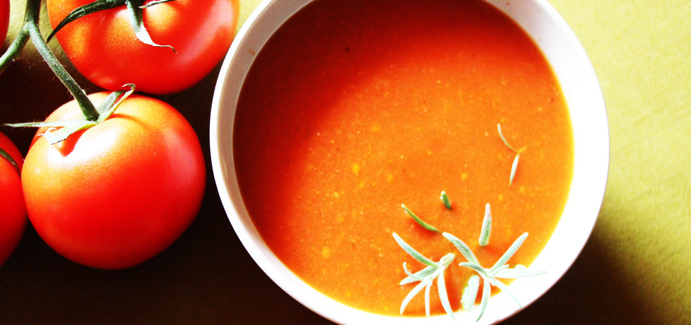 Krem pomidorowy z pieczoną papryką (autor: aisoglam ...