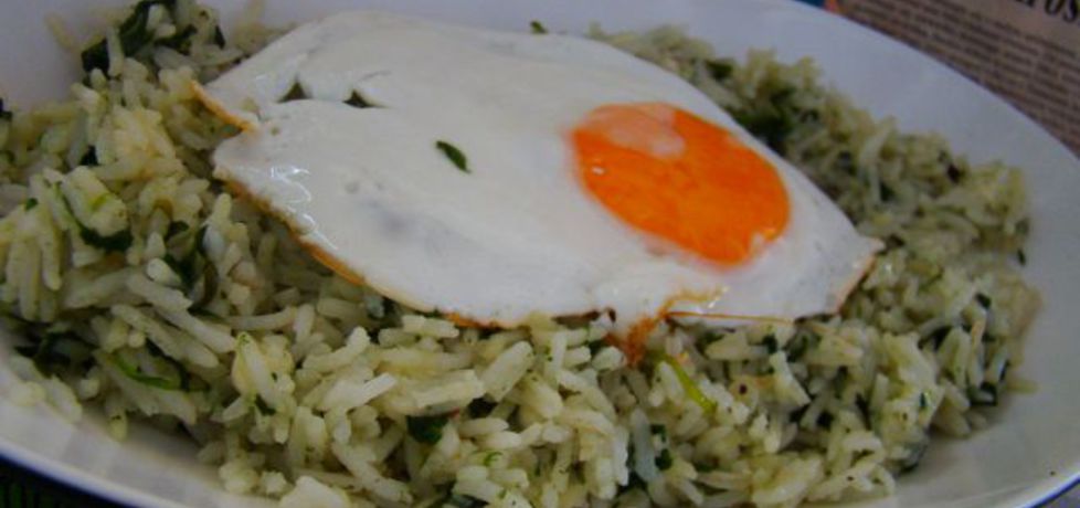 Ryż ze szpinakiem i grana padano (autor: iwa643)
