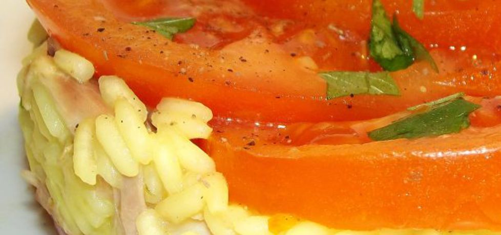Rissoto z kurczakiem przekładany pomidorami (autor: agiatis ...