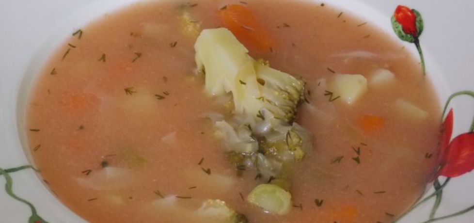 Zupa brokułowa z kapustą i pomidorami (autor: aneta8185 ...