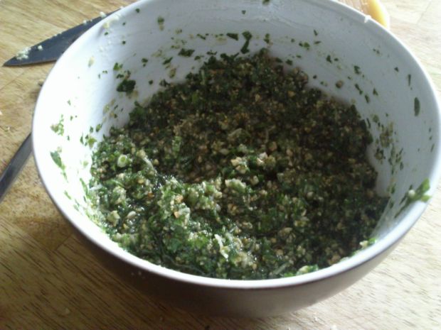 Przepis  pesto pietruszkowe ze słonecznikiem przepis