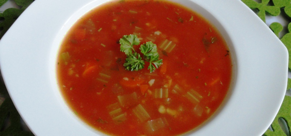 Zupa pomidorowa z selerem naciowym (autor: joanna30 ...